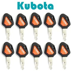 10 Kubota Ignition Keys 459A Excavator Backhoe Skid Steer Track Loader 459A Keys