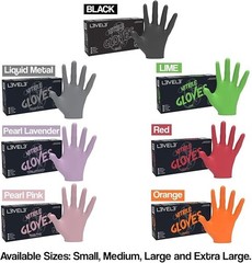Level 3 Nitrile Gloves Professional Heavy Duty Disposable Gloves Latex Free