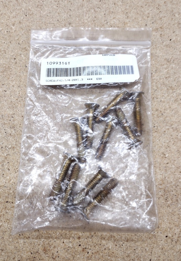 New OEM Genie Lift Foot Pad Screws P/N 109931GT- Package of 10