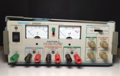 Tektronix CPS250 Triple Output Power Supply 0-20V 0.5A +5V 2A AS-IS