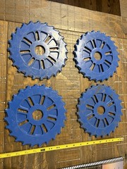 Vintage Lustran C8-24 Planter Seed Plates (Lot Of 4)