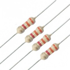 1000pcs Carbon Film Resistor 1/4W 0.25W – Full Range of Values ( 1.2Ω-10MΩ)