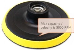 Backer Pads 6inch Hook And Loop Backing Plate For Polishing Pads Sanding Discs