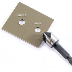CKK Countersink & Deburring Bit – Clean Holster and Sheath Eyelet Holes