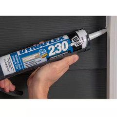 DAP Dynaflex 230 10.1 oz. White Premium Elastomeric Exterior/Interior Window, Do