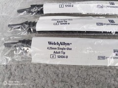 136 Welch Allyn 4.25mm Single Use Specula Otoscope 52434-U, Lot of 4 Tubes x 34