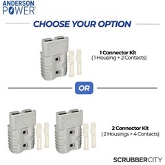Anderson SB175 Power Plug Connector Kit | 175A 600V | Choose 6, 4, 2 or 1/0 AWG