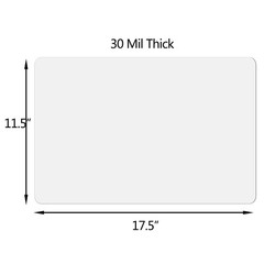 11.5″ x 17.5″ Magnetic Sheet Roll Blank White Vehicle Sign Printable Car Magnet