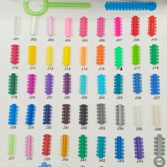 1000Pcs Dental Orthodontic Ligature Ties Braces Elastics Rubber Bands O-rings