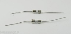 10pcs Glass Tube Fuse Axial Leads 3.6 x 10mm 1A 1Amps Fast Quick Blow 250V