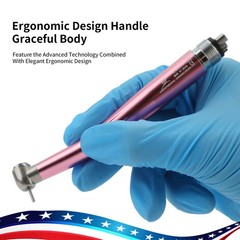 Dental Fast High Speed Handpiece Air Turbine Push Button 4Hole NSK Style Color