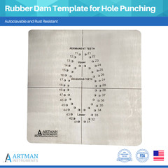 Rubber Dam Template for Hole Punching ARTMAN