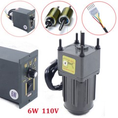 AC Gear Motor Electric Motor Variable Speed Reduction Controller 1:10 135RPM