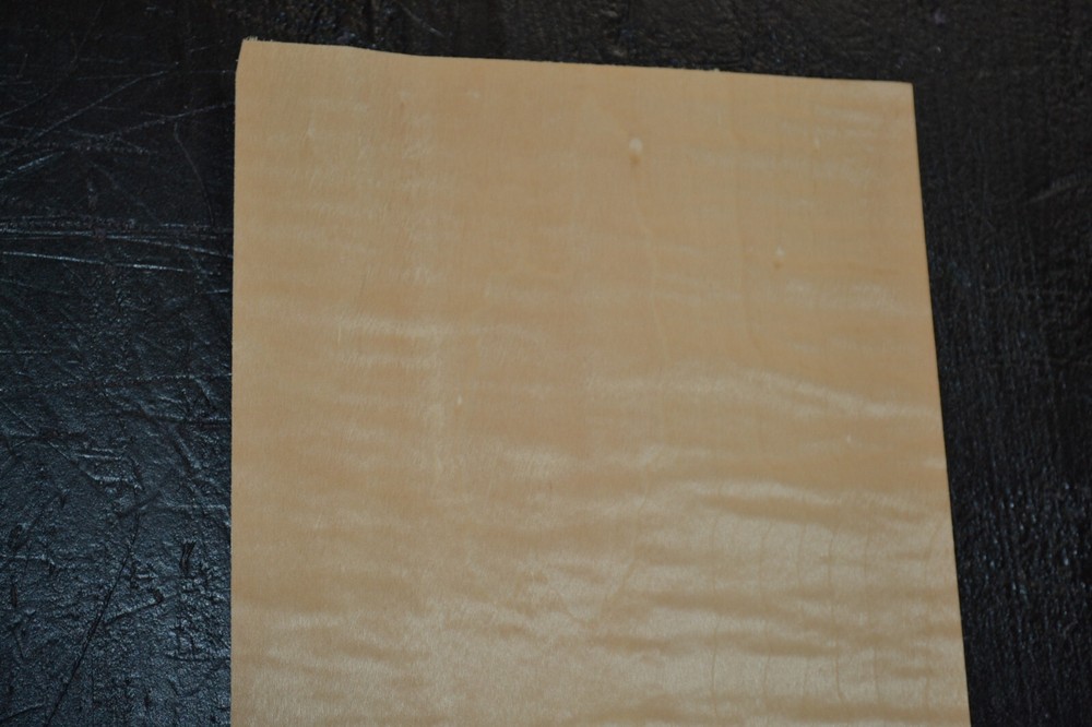 Curly Maple Wood Veneer Sheet 6 x 31 inches 1/42nd 2306-13