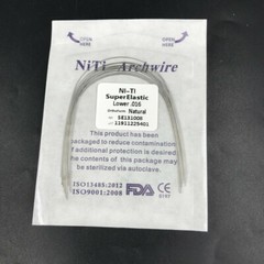 100pcs Dental Orthodontic Super Elastic Niti Arch Wire Round Ovoid/Natural Form