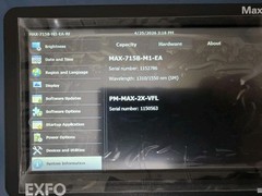 EXFO MAX-715B-M1-EA-RF SM 1310 1550 OTDR iOLM iAVD with PM VFL WiFi BT MaxTester