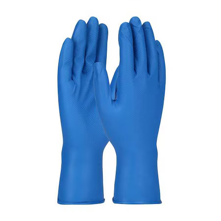 Pip 67-308/Xxxl Grippaz Food Plus, Disposable Gloves, 8 Mil Palm, Nitrile,
