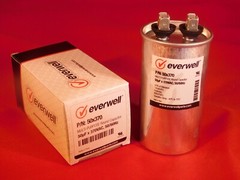 Run Cap 50 MFD 370vac Electric Motor Run Oil Filled Capacitor uf HVAC