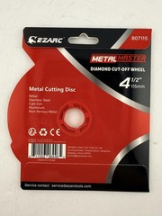 EZARC 807115 METAL MASTER DIAMOND CUT-OFF WHEEL 4 1/2″ X 7/8 INCH W/ 5000+ CUTS