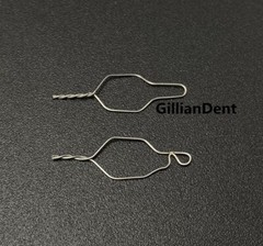 Dental SS Orthodontic Preformed Ligature Wire Kobayashi Tie Long Short Twisted