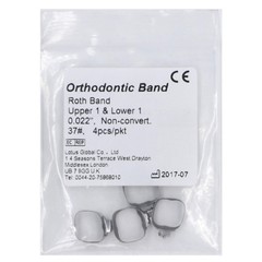 30×Dental Orthodontic Band Buccal Tube Roth .022 37# Non-convert U1/L1