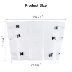 Soft Plastic Dental Chair Toe Cover – Protects & Extends Chair Life, Washable