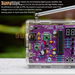 Digital Tube FM Radio Electronic Kit DIY Soldering Practice Kit 87.5MHz~108MHz