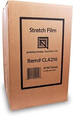 18″ Stretch Film/Wrap 1500 feet 7 Layers 80 Gauge Heavy Duty Clear Cling 4 ROLLS