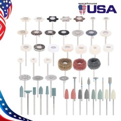 AZDENT Dental Lab Polishing Diamond Burs Kit 2.35mm For Ceramics Porcelain