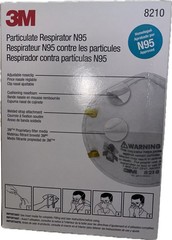 Genuine Brand New 3M 8210 N95 Particulate Respirator 20 Masks/Box Exp.2029