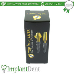 Monoblock Compressive Dental Fixture SLA Surface Titanium Sterile Dentistry