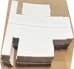 50- 9x6x2 White Corrugated Carton Cardboard Packaging Shipping Mailing Box Boxes