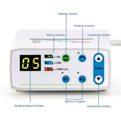 AZDENT Dental LED Brushless Electric Micro Motor 4 Holes LED Micro Motor