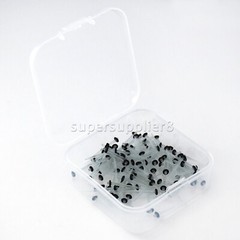 100 Pcs Dental Endo Quartz Fiber Post Straight/Screw Restorative Posts 1.0-1.8mm