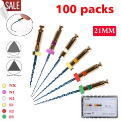 Dental Endo Endodontic Engine Rotary Files Root Canal NiTi Files 25mm 21mm 31mm