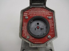 CROUSE HINDS ENR21201 EXPLOSION PROOF RECEPTACLE UNMP
