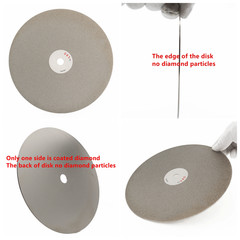 8″ Diamond Grinding Wheel Grinder Blades Flat Lap Polishing for Metal Jewel Rock