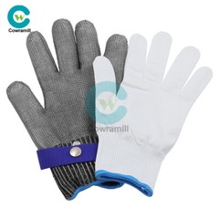 Stainless Steel Mesh Protective Glove Knife Cut Resistant Chain Mail Work Safety