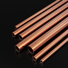 Copper Tubing OD 1mm-90mm Length 500mm Hollow Copper Tubing Round Copper Tubing