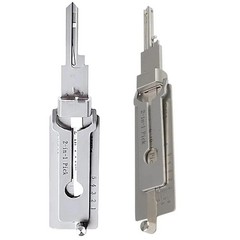 Key Decoder 2 In 1 Portable Lock Picking Set Hook And Pickup Tool Kit Ergonomic