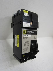 Square D FA26080AC 80 Amp 600V 2-Pole I-Line Circuit Breaker 80A 2P FA26080