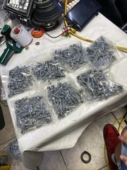 Hex 1/4”x2” Rubber Washer Head Pole Gripper Roofing Screws Galvanized Coated #10