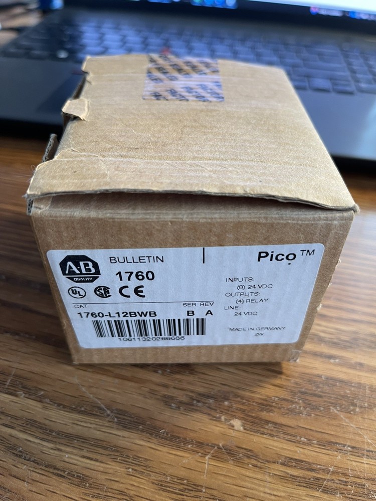 Allen Bradley Pico 1760-L12BWB-NC Controller 8 Inputs/4 Outputs AC Power SER B