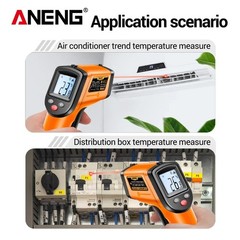 Digital Non-contact Laser IR Infrared Thermometer Temp Meter Temperature Gun LCD