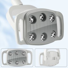9W Dental 6 LED Lamp Oral Light Ra90 Lamp For Unit Chair 22MM / 26MM