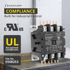 AC Contactor 60 Amp 75 RES 3 Pole 120V Coil – Definite Purpose UL Listed