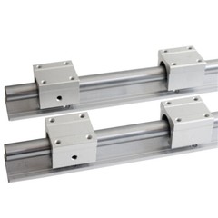 2X SBR25 Linear Rail Guide 400MM-1500MM Slide Shaft Rod+4XSBR12UU Bearing Block