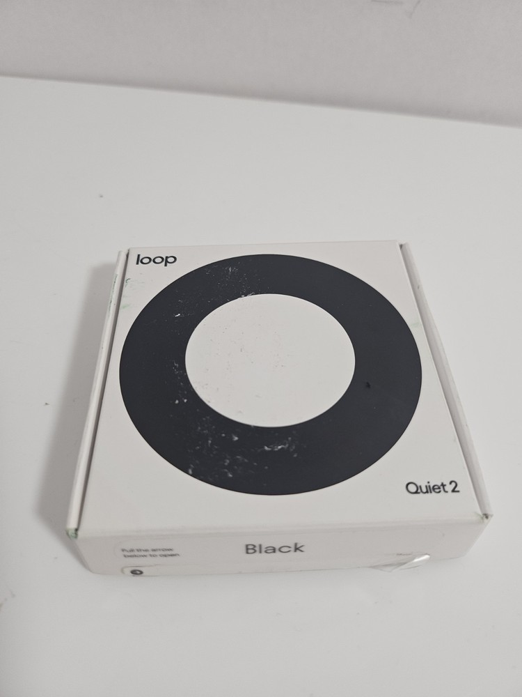 Official Loop Quiet 2 Earplugs Ultra-comfy Noise Reduction Black / Open Box NIOB