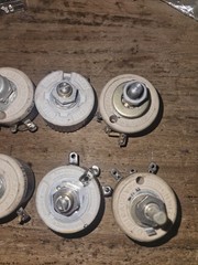 8 RARE VINTAGE WESTERN ELECTRIC-KS OHMITE TRU OHM RHEOSTATS TYPE J MORE