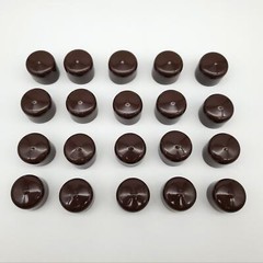 20 Vinyl Pipe End Caps 1.25″ ID 1″ L Round Tubing Post Covers Caplugs VC-1250-16